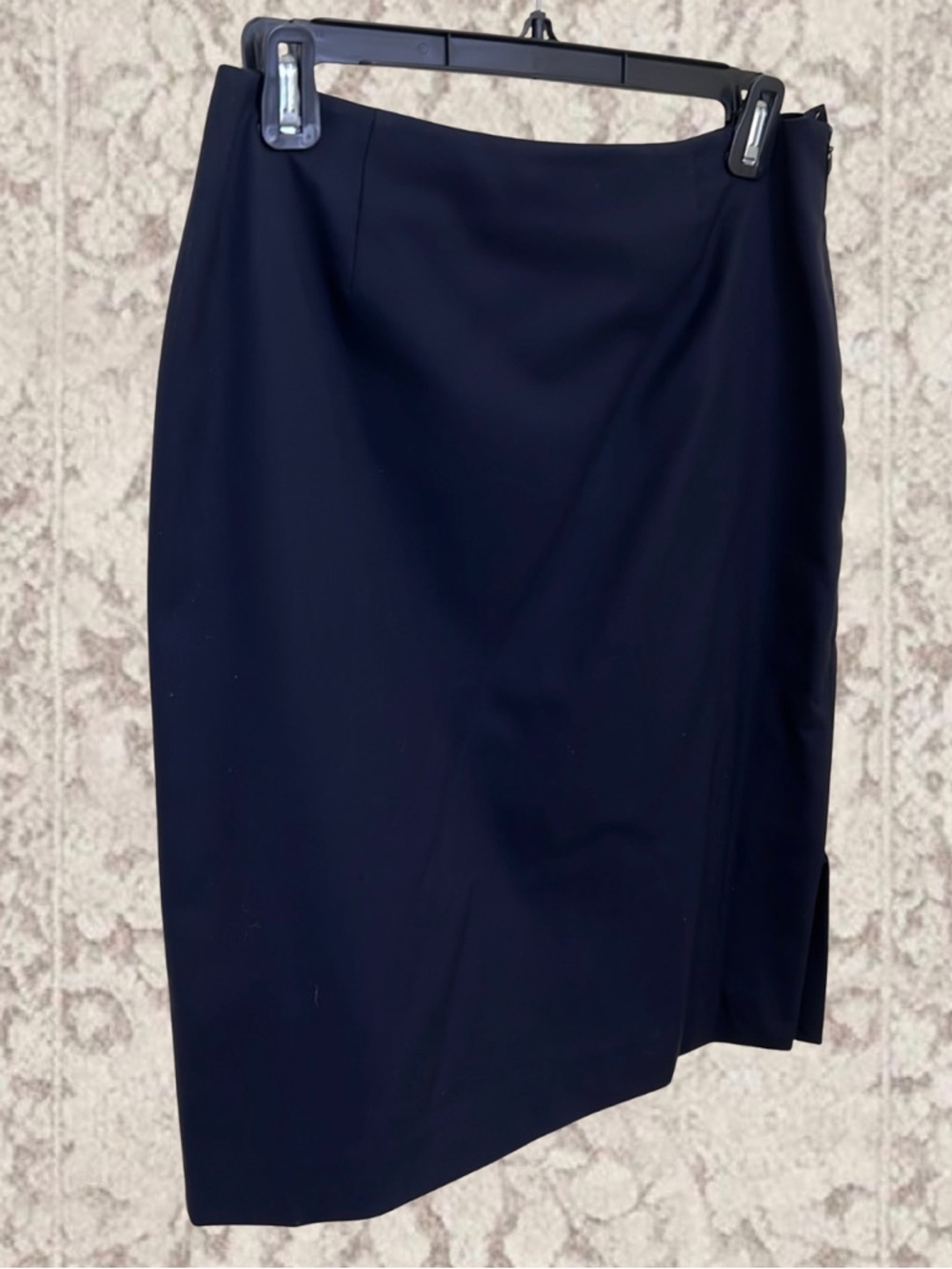 Brooks Brothers 346 Navy Wrap Pencil Skirt – Size 4 (Small)
